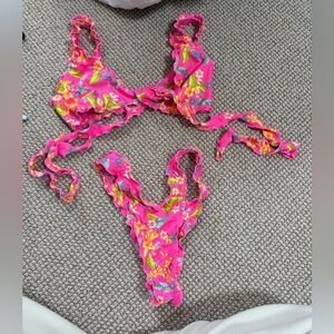 Kulani Kinis Pink Floral Bikini